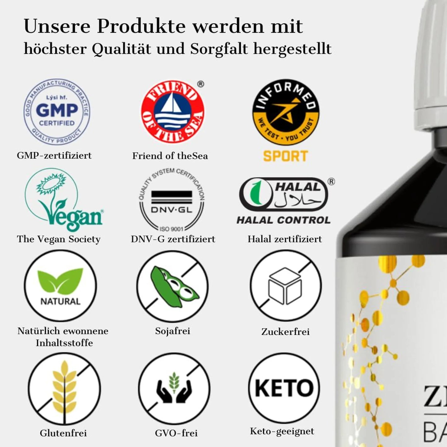 Zinzino Balance Oil+ Omega 3 & Vitamin D Takviyesi 300 ml – Portakal Limon Nane Aromalı