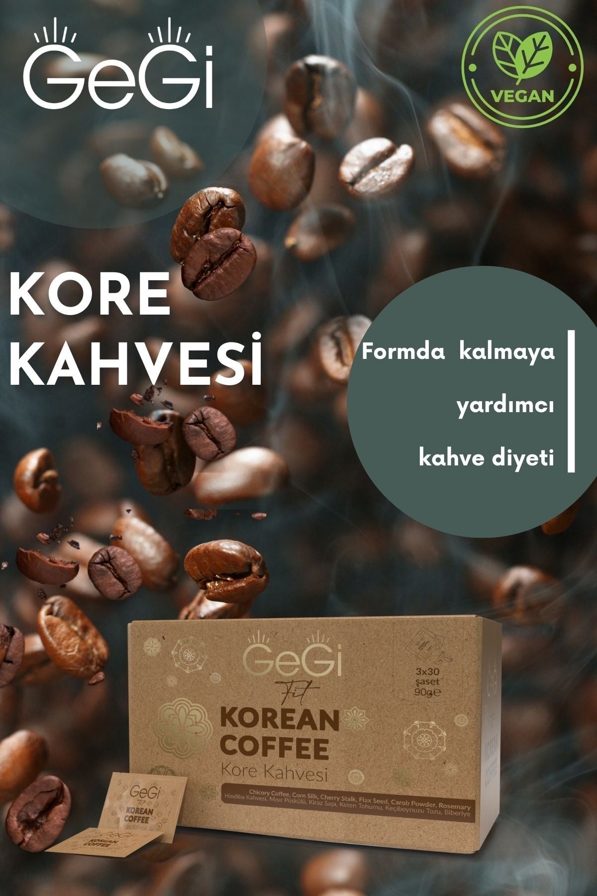 Kore Hindiba Kahvesi 1 Aylık Kullanım 30 Şase