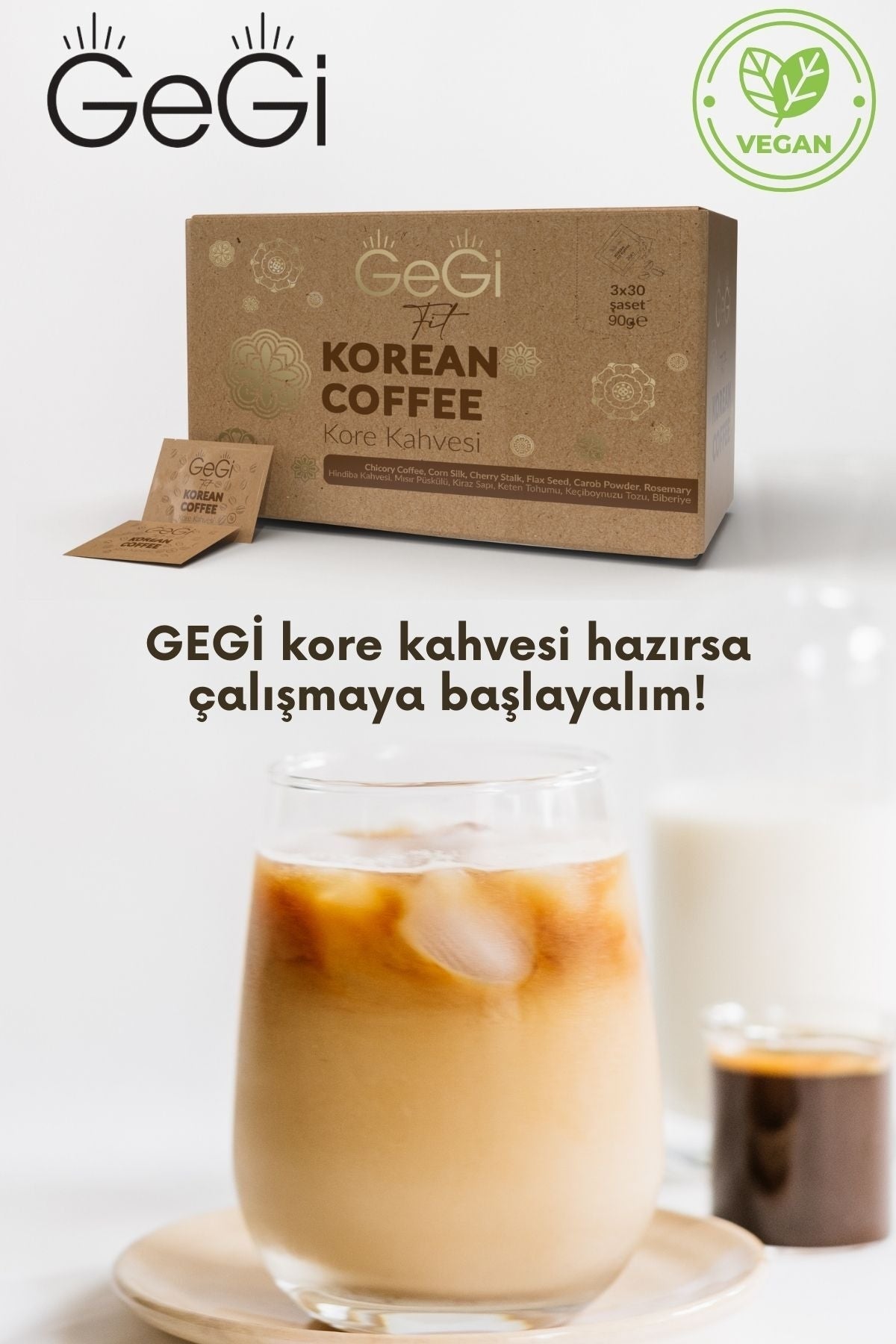 Kore Hindiba Kahvesi 1 Aylık Kullanım 30 Şase