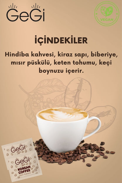 Kore Hindiba Kahvesi 1 Aylık Kullanım 30 Şase