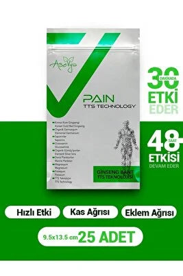 ASELYA Hızlı Etkili Kinesio Bant – Isıtıcı & Rahatlatıcı – Tüm Eklem ve Kaslar İçin – 25 Adet