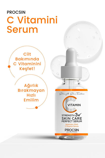 C Vitamini Aydınlatıcı Ve Ton Eşitleyici Bakım Serumu 20ml