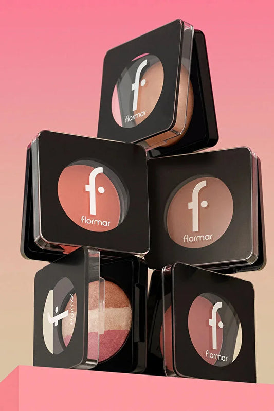 Flormar Yoğun Pigmentli Işıltılı Allık (Pembe) - Baked Blush-On - 040 - 8690604133406
