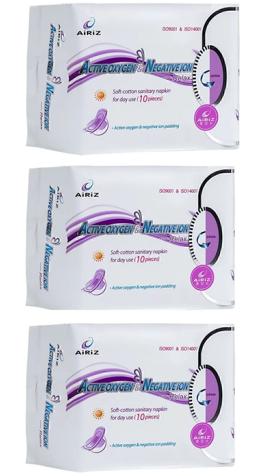 Tiens Airiz Hijyenik Kadın Pedi 3 Paket 10'lu Gündüz