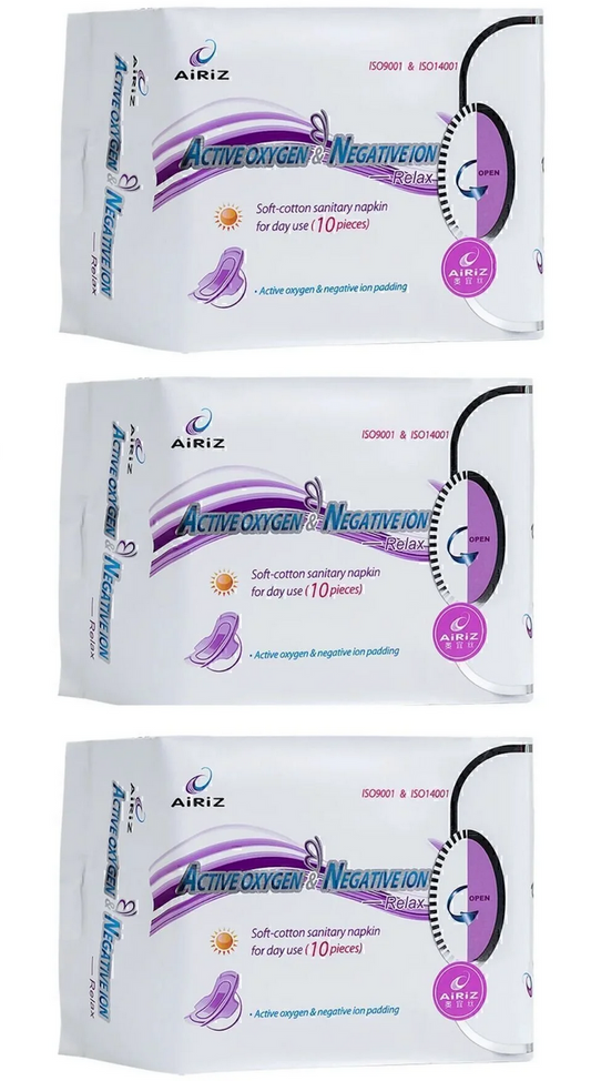 Tiens Airiz Hijyenik Kadın Pedi 3 Paket 10'lu Gündüz