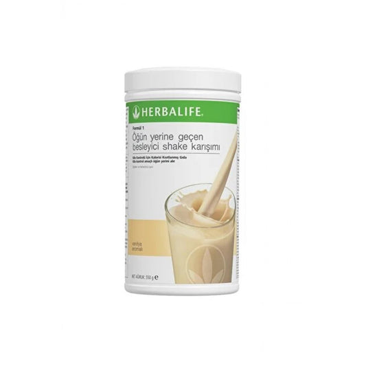 Herbalife Formül 1 Öğün Yerine Geçen Besleyici Shake Karışımı - Vanilya Aromalı 550 gr
