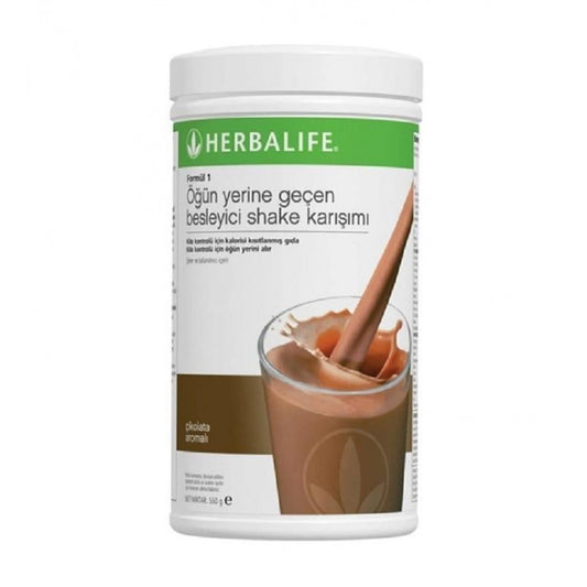 Herbalife Formül 1 Öğün Yerine Geçen Besleyici Shake Karışımı - Çikolata Aromalı 550 gr