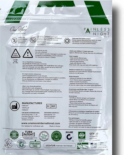 One more international Painlessis night glu Bant