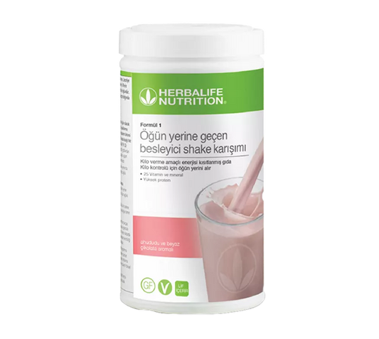 Herbalife Formula 1 Öğün Yerine Geçen Besleyici Shake – Ahududu & Beyaz Çikolata – 550 g